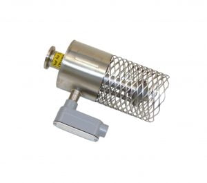 Gasventheater Gas vent heater with protective housing